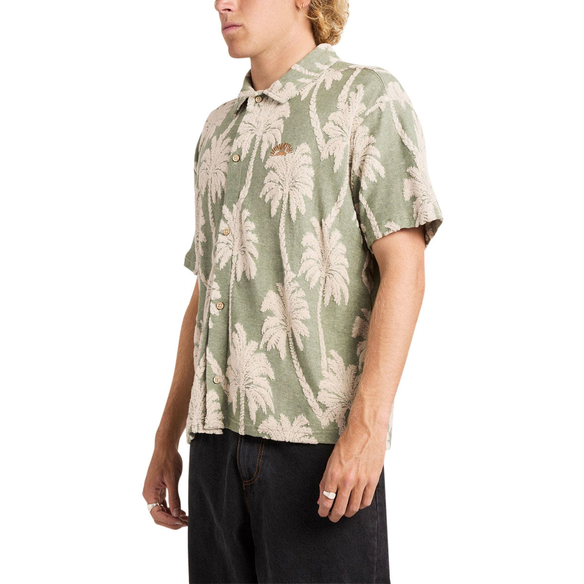 RVCA Palm Fall Shirt - Jade image 4