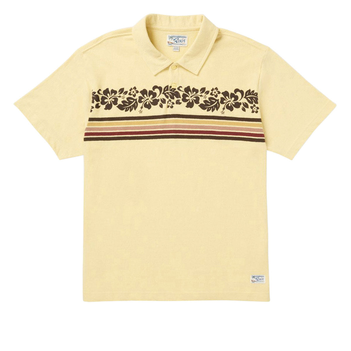 RVCA Cutback Polo Shirt - Butter image 5