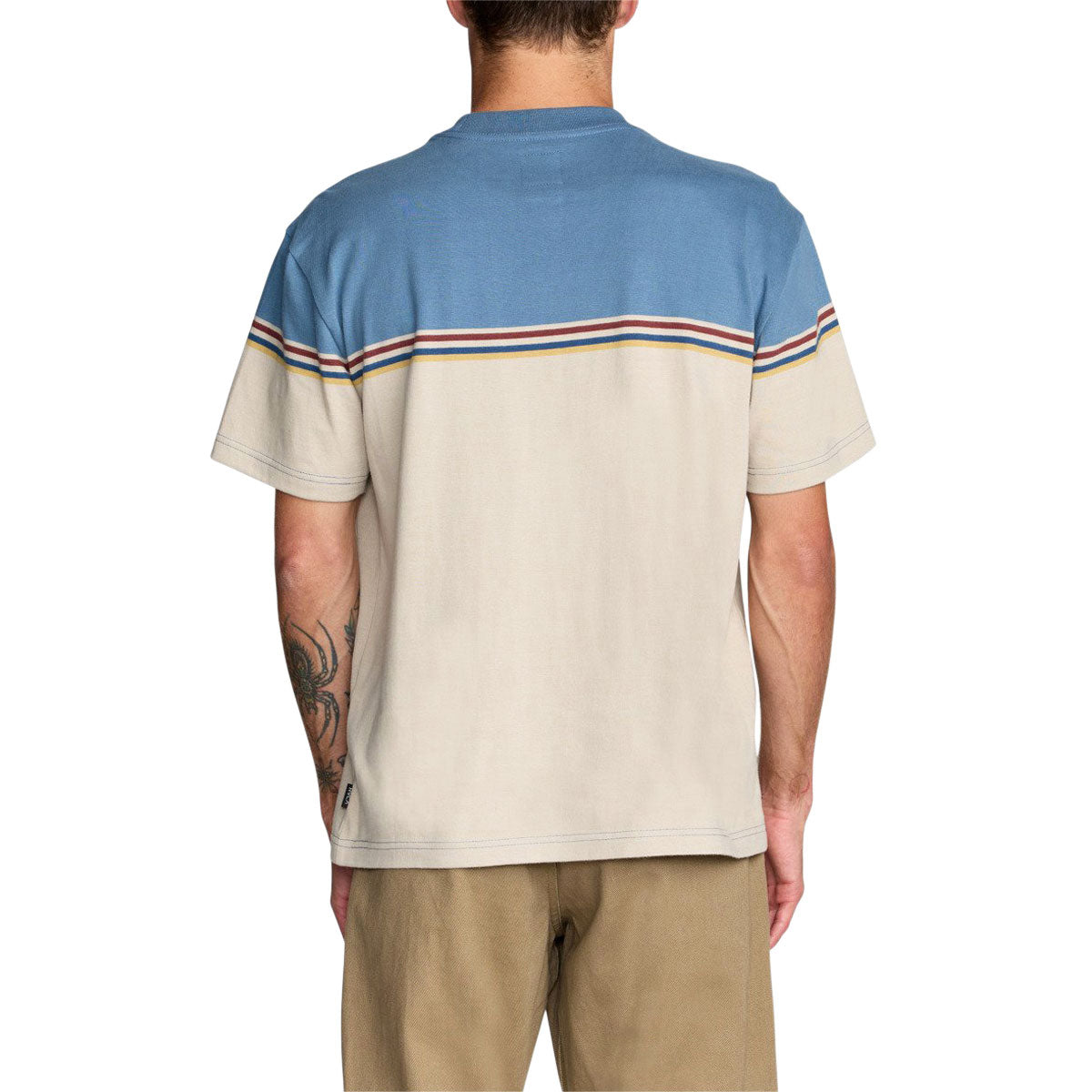 RVCA Pismo Stripe Shirt - Light Khaki image 2