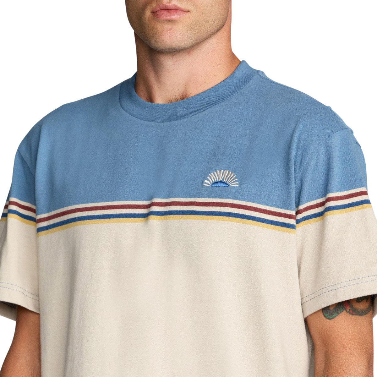 RVCA Pismo Stripe Shirt - Light Khaki image 3