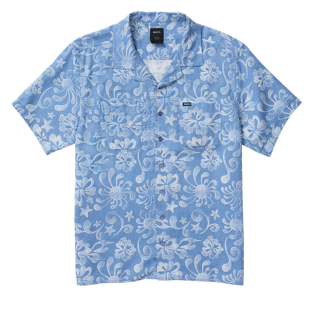 RVCA Alvarez Aloha Shirt - Light Blue image 5