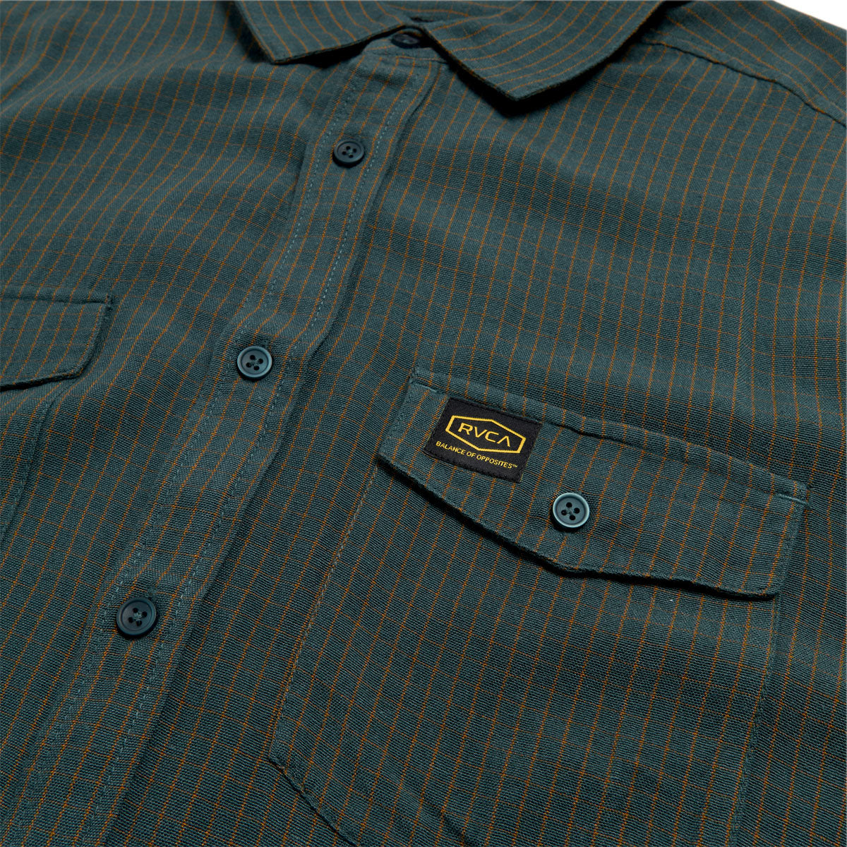 RVCA Dayshift Plaid Shirt - Duck Blue image 3