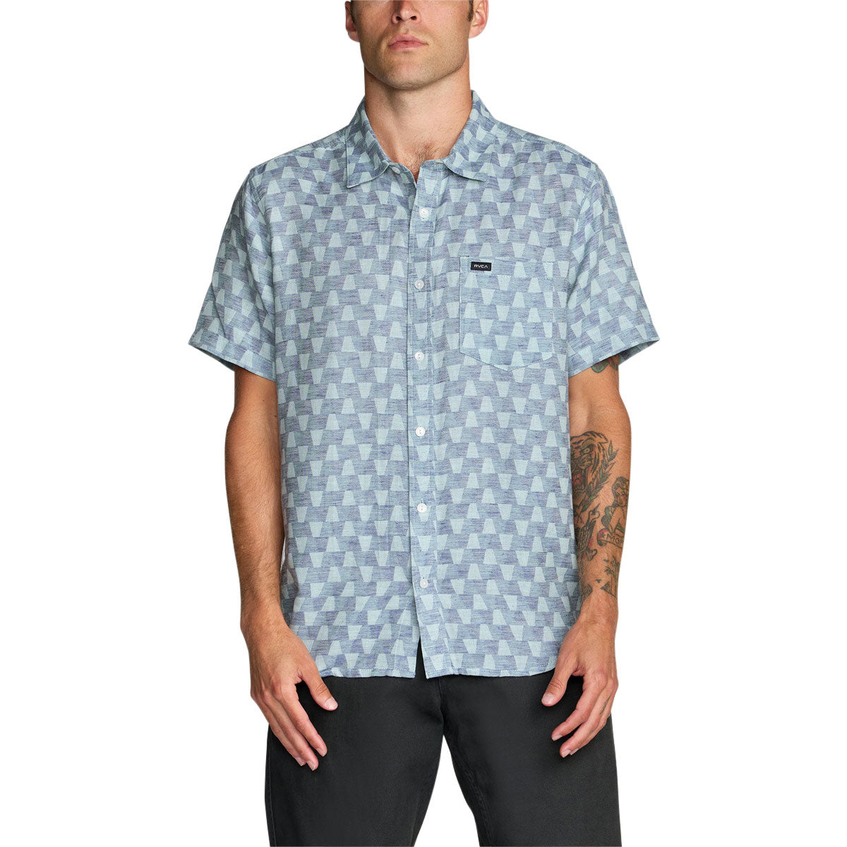 RVCA VA Monogram Shirt - Vintage Navy image 1