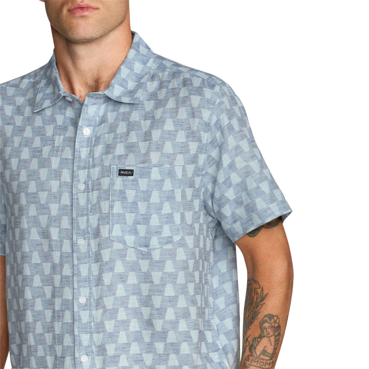 RVCA VA Monogram Shirt - Vintage Navy image 3