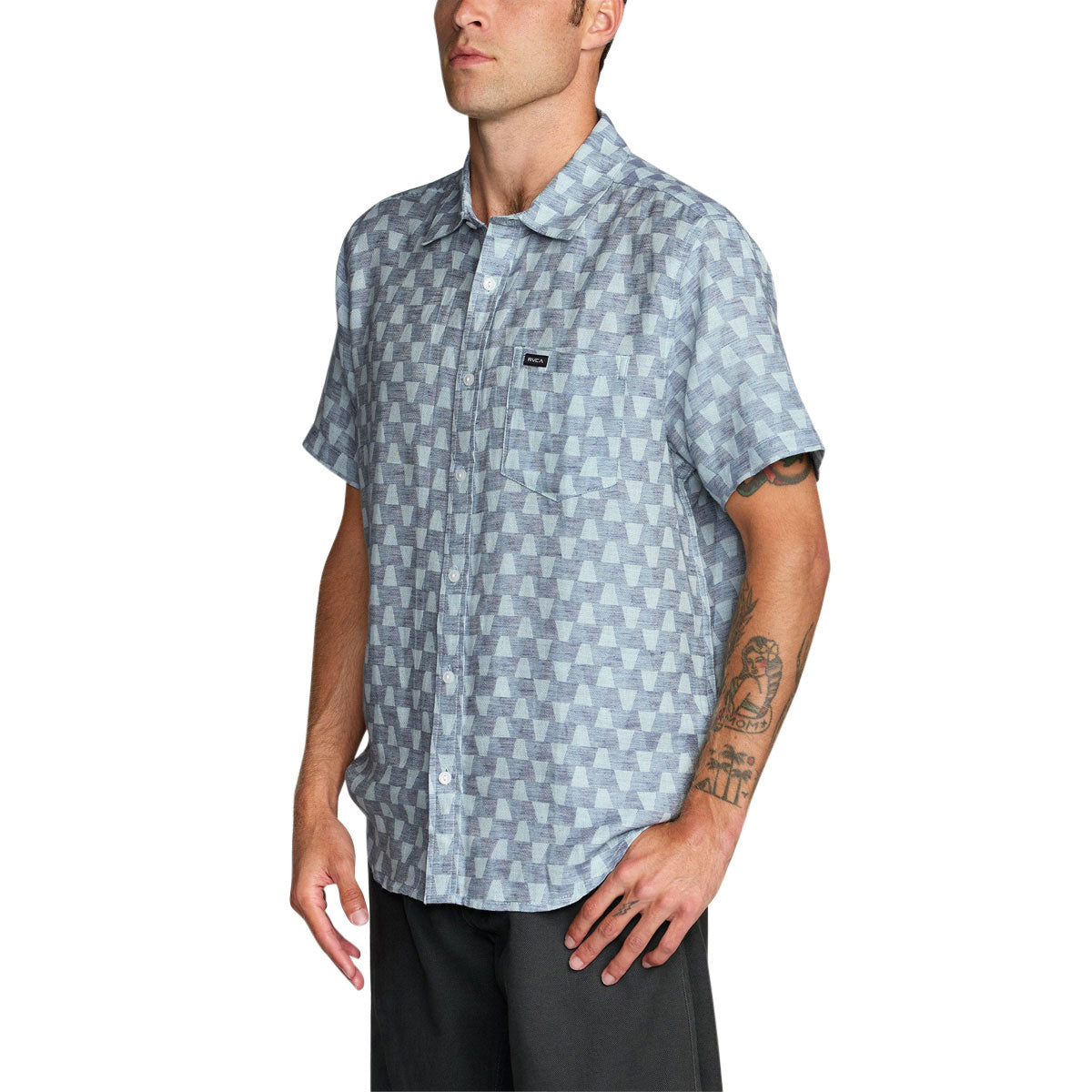 RVCA VA Monogram Shirt - Vintage Navy image 4