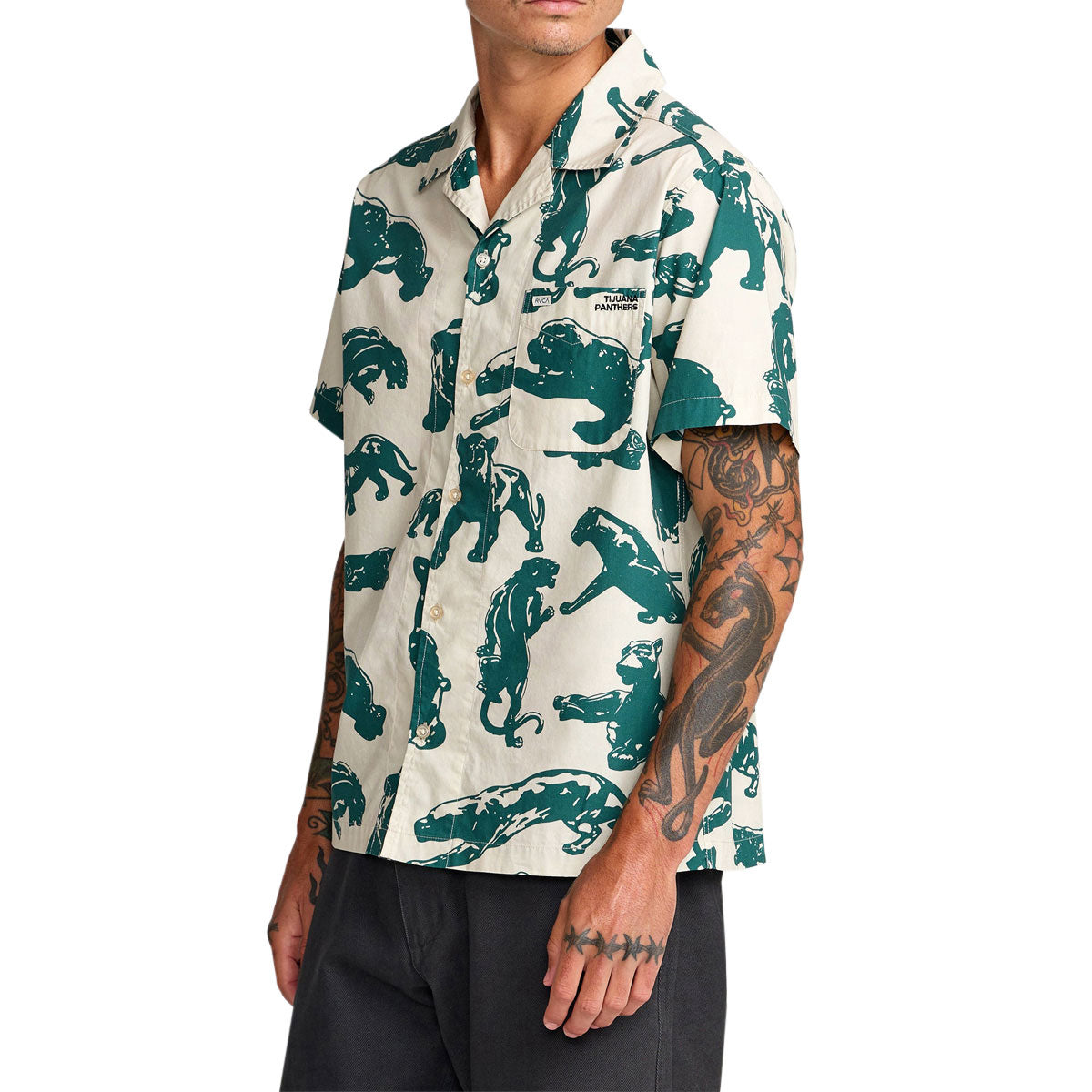 RVCA TJP All Over Shirt - Ceramic image 4