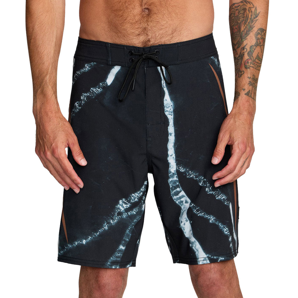 RVCA x Clay Boardshorts - Black Resin image 3