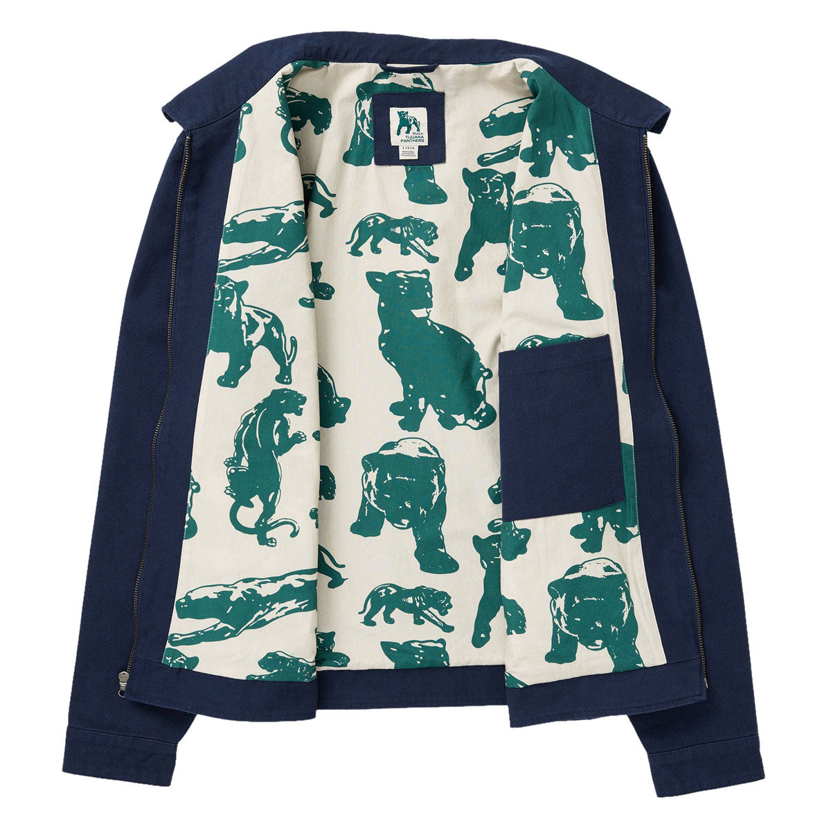 RVCA Panther Team Jacket - Garage Blue image 2