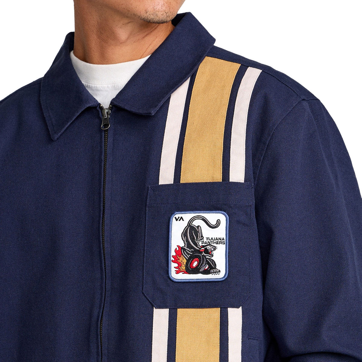 RVCA Panther Team Jacket - Garage Blue image 4