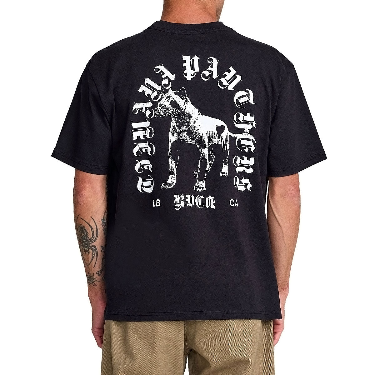 RVCA Bad Panther T-Shirt - Black image 4