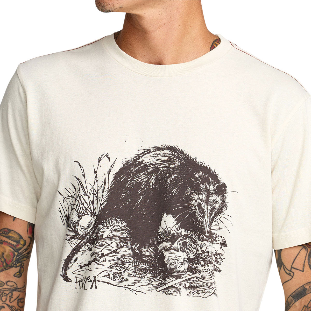 RVCA Horton Possum T-Shirt - Ceramic image 4