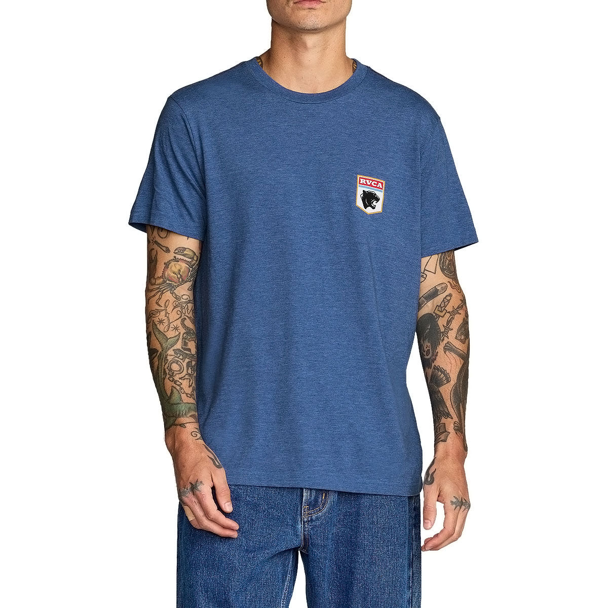 RVCA Pantero T-Shirt - Indigo image 3