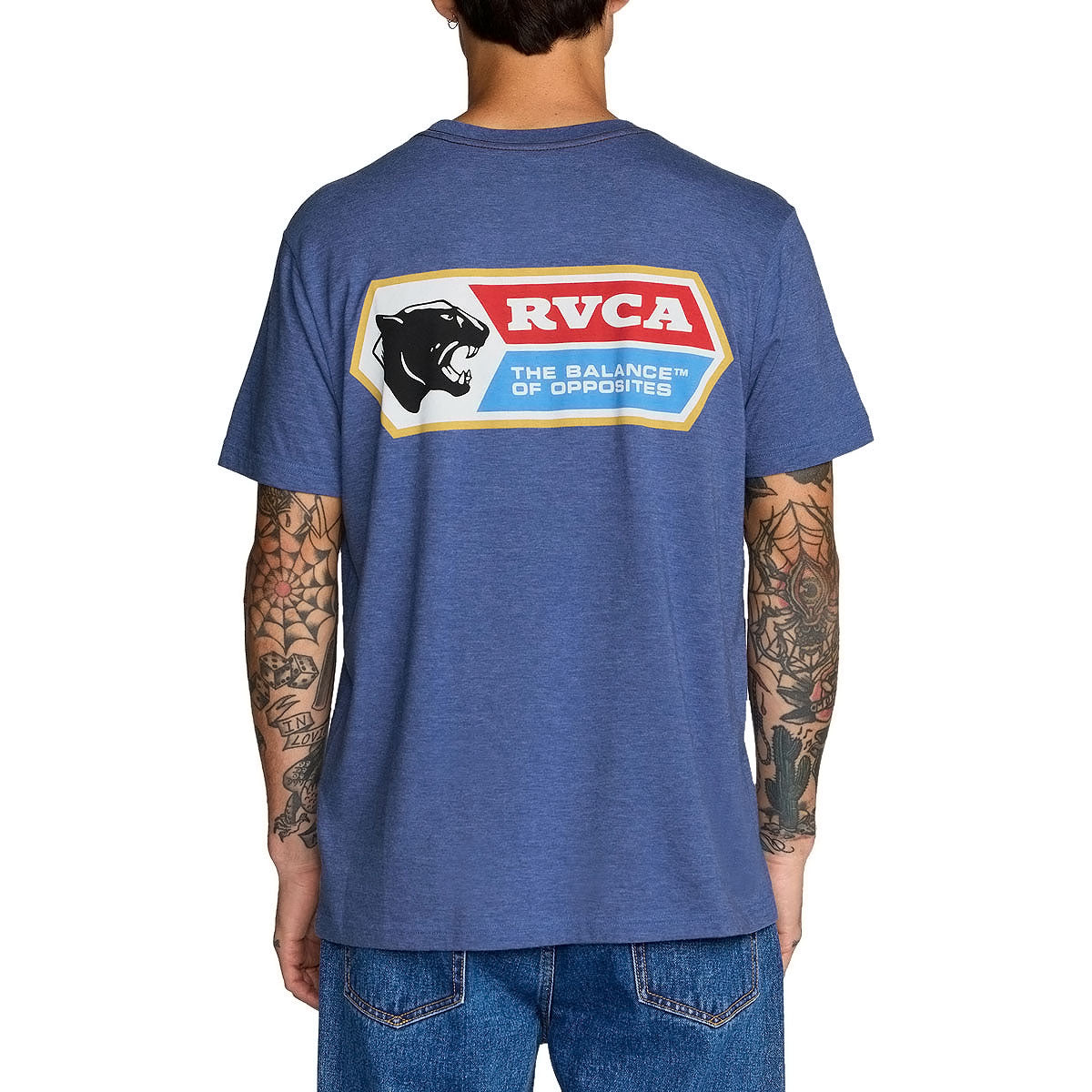 RVCA Pantero T-Shirt - Indigo image 4