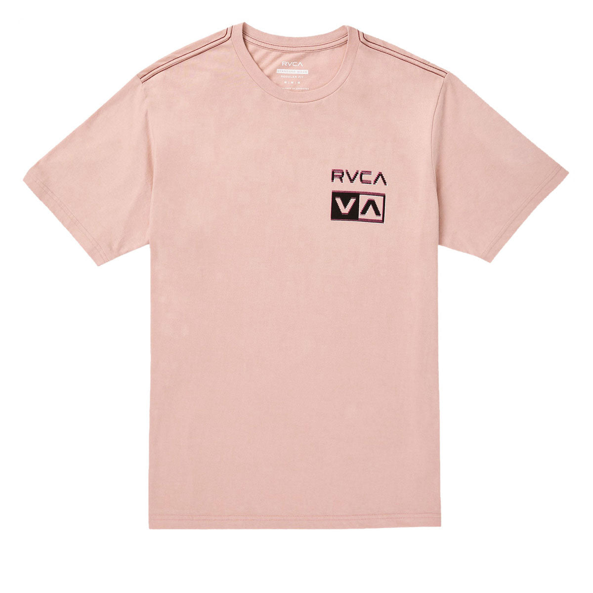 RVCA Glitch T-Shirt - Pale Mauve image 1