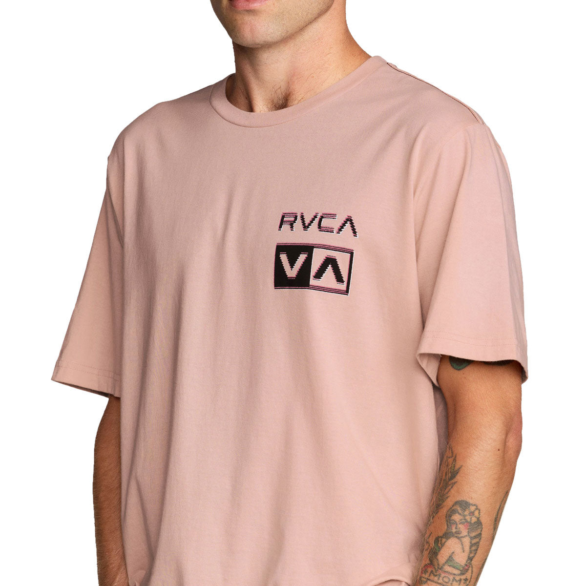 RVCA Glitch T-Shirt - Pale Mauve image 5