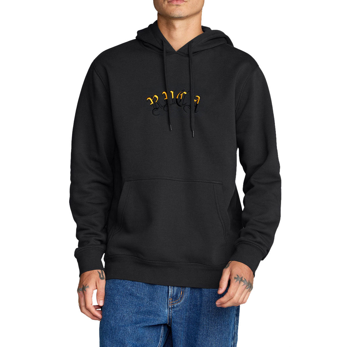 RVCA Olde RVCA Hoodie - Pirate Black image 1