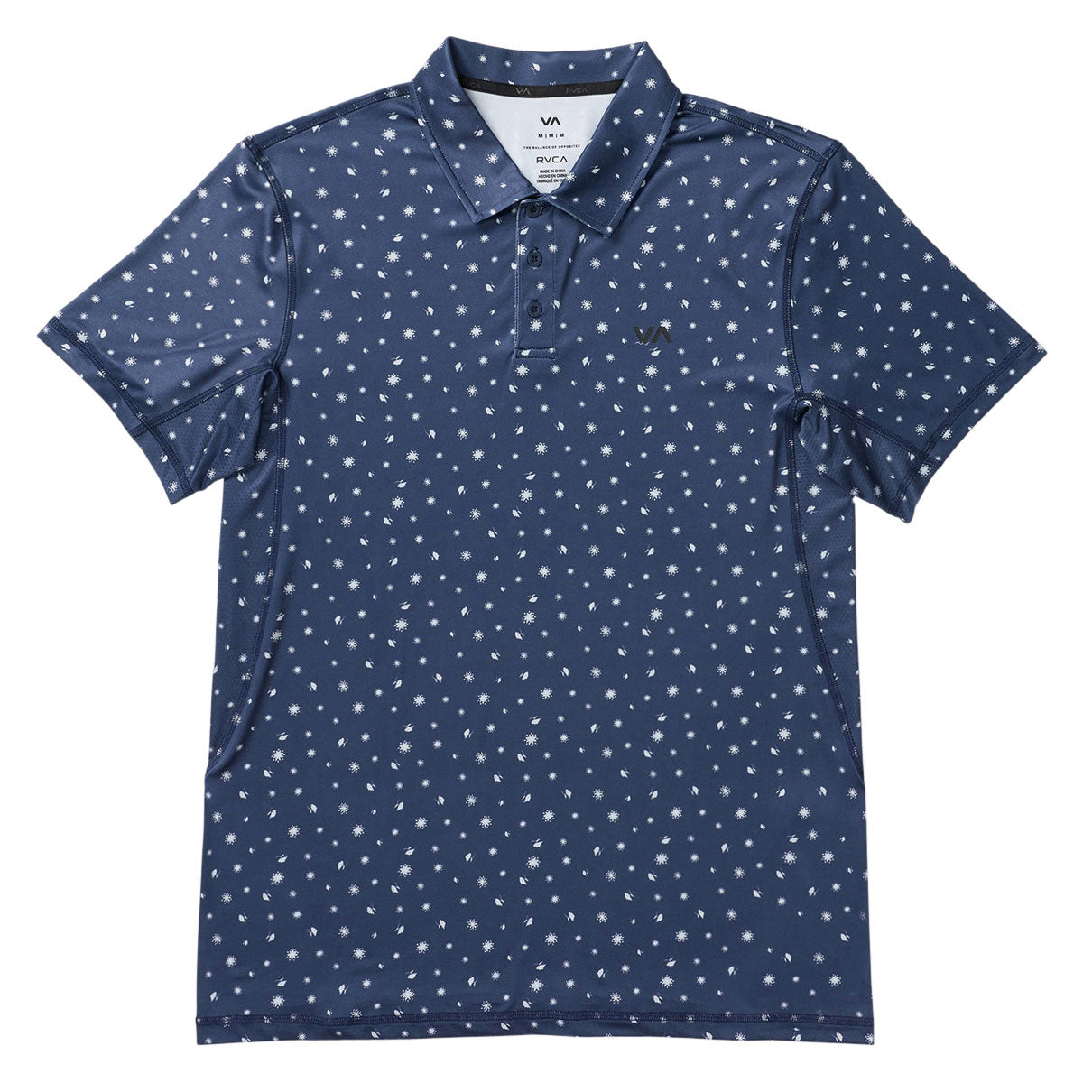 RVCA Sport Vent Polo Shirt - Moody Blue image 5