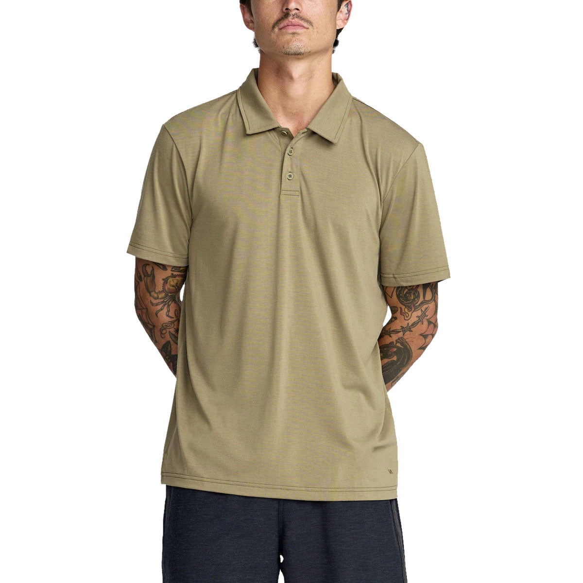 RVCA Balance Polo Shirt - Covert Green image 1