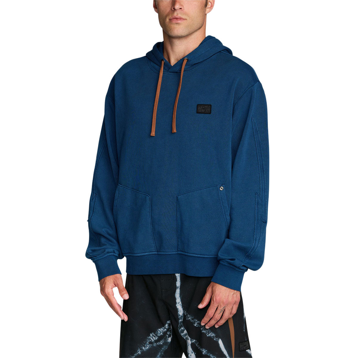 RVCA x Clay Hoodie - Dark Denim image 4