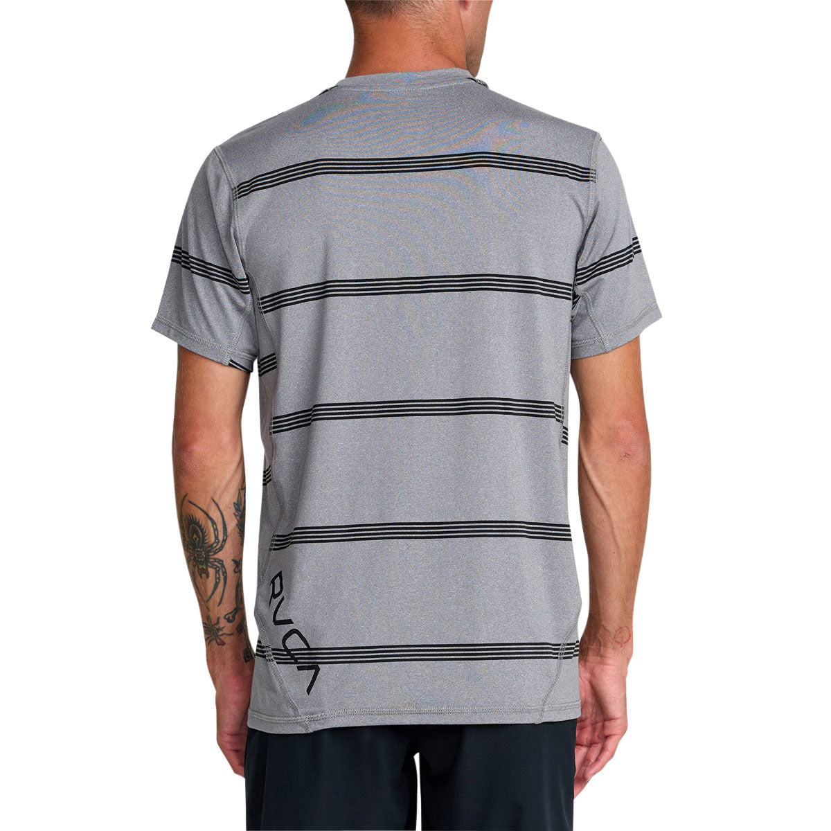 RVCA Sport Vent Stripe Shirt - Heather Grey image 2