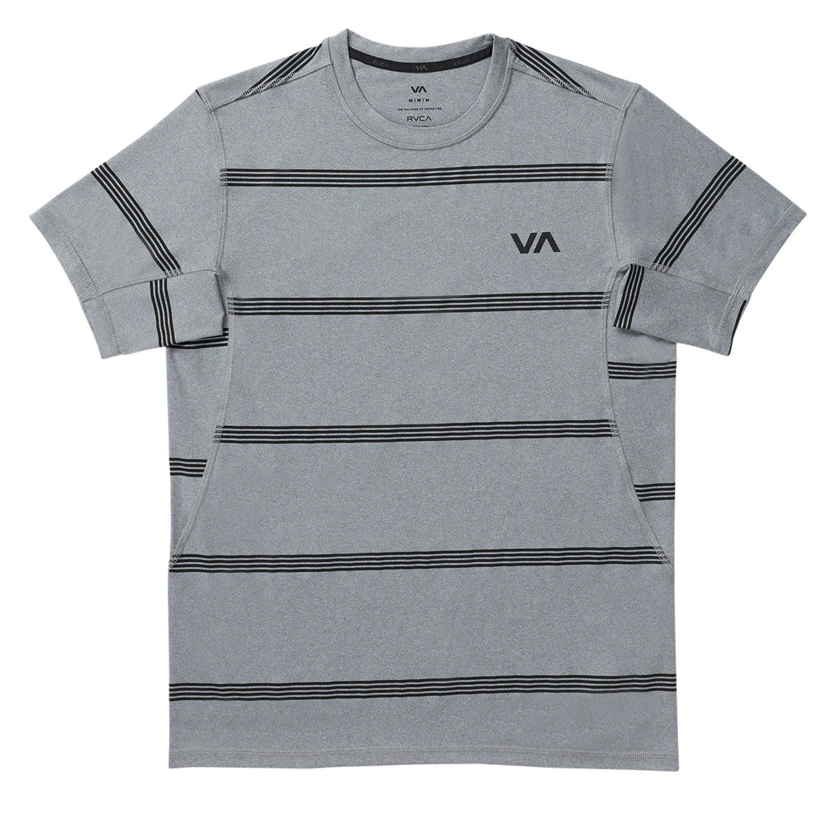 RVCA Sport Vent Stripe Shirt - Heather Grey image 5