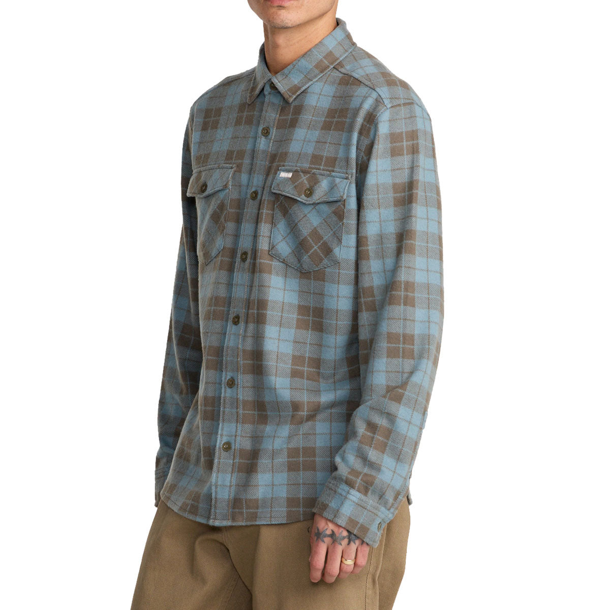 RVCA Vacancy Flannel Long Sleeve Shirt - Lead image 3