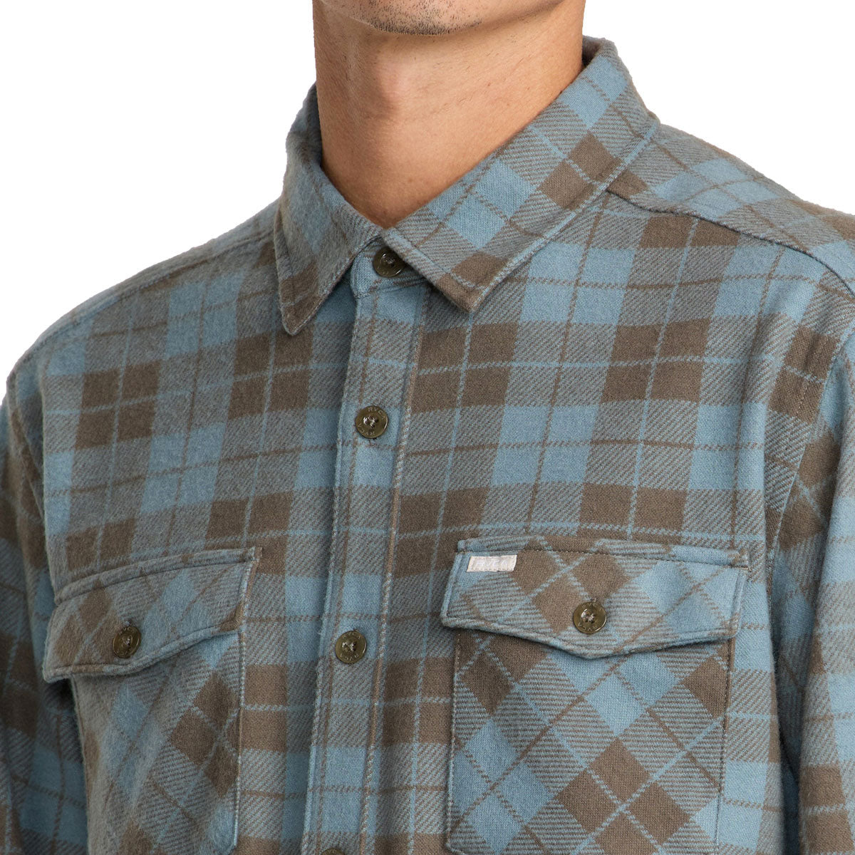 RVCA Vacancy Flannel Long Sleeve Shirt - Lead image 4