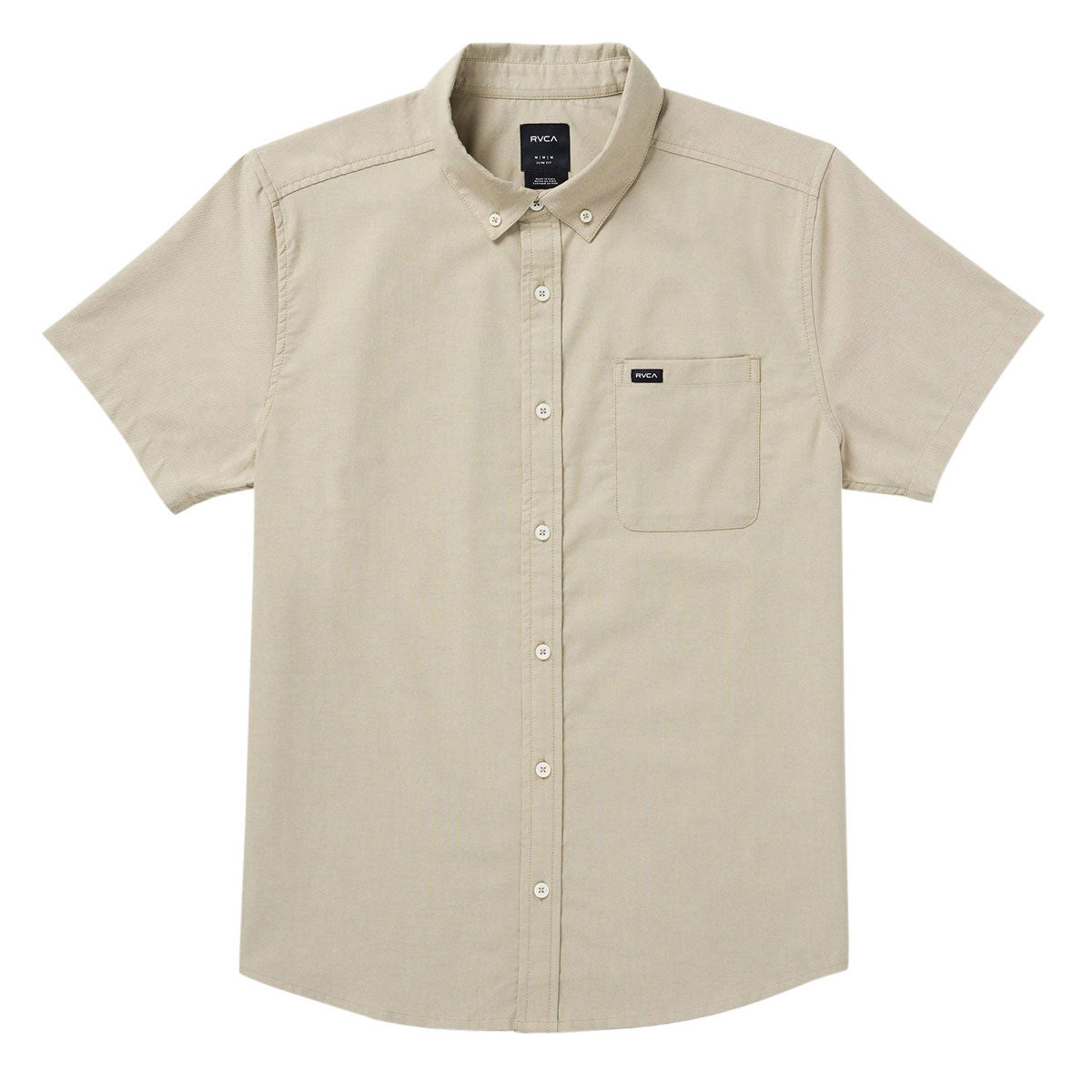 RVCA Thatll Do Stretch Shirt - Vintage Khaki image 1