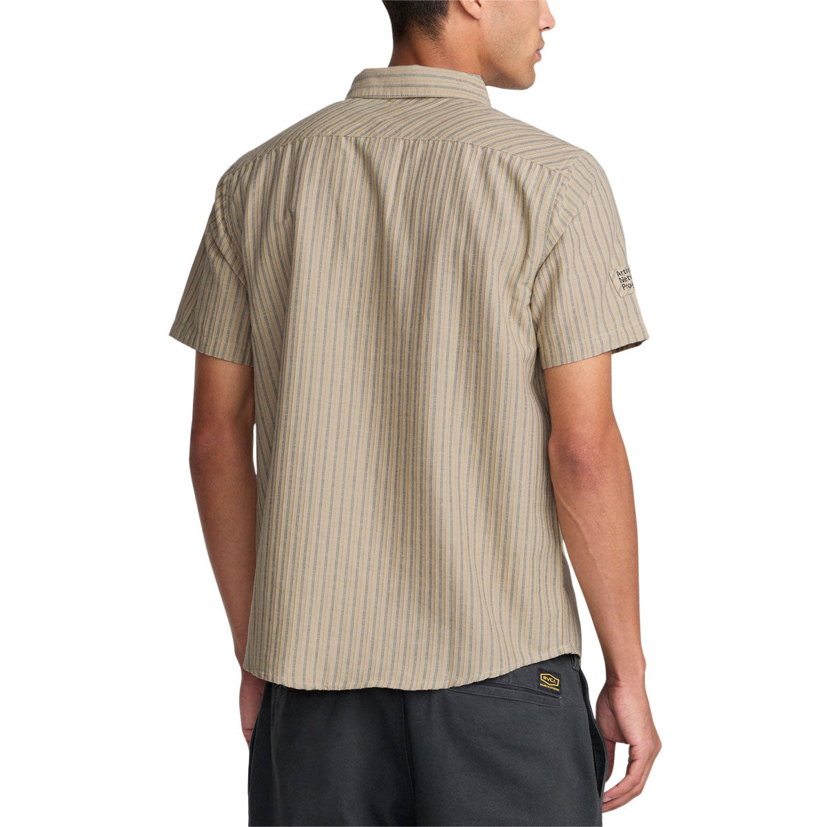 RVCA Archive Stripe Shirt - Light Khaki image 2