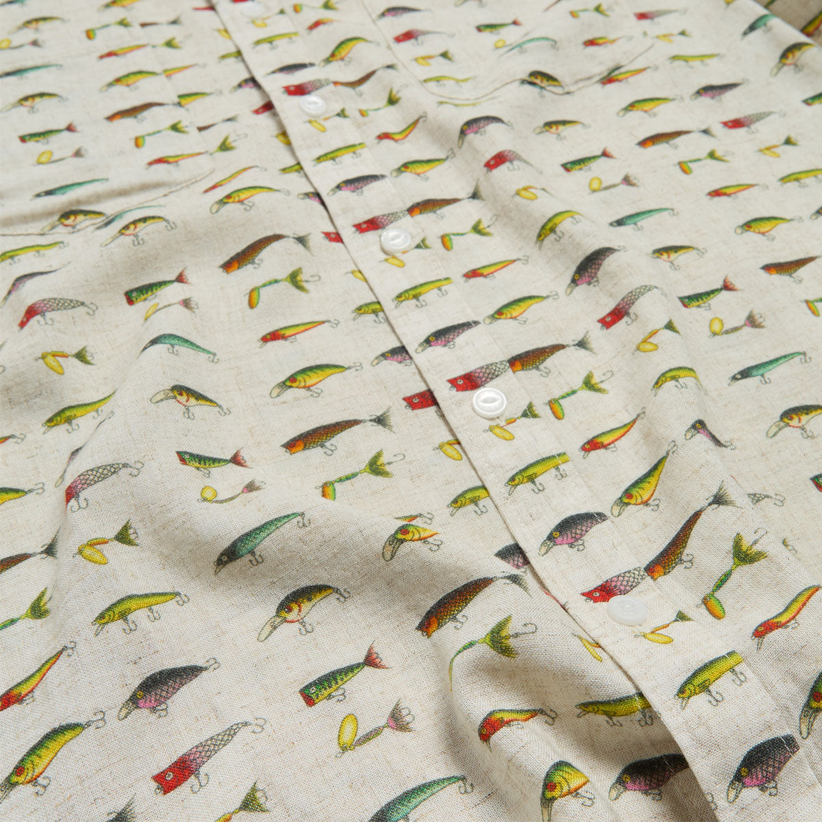 RVCA Tackle Shop Shirt - Wheat image 5