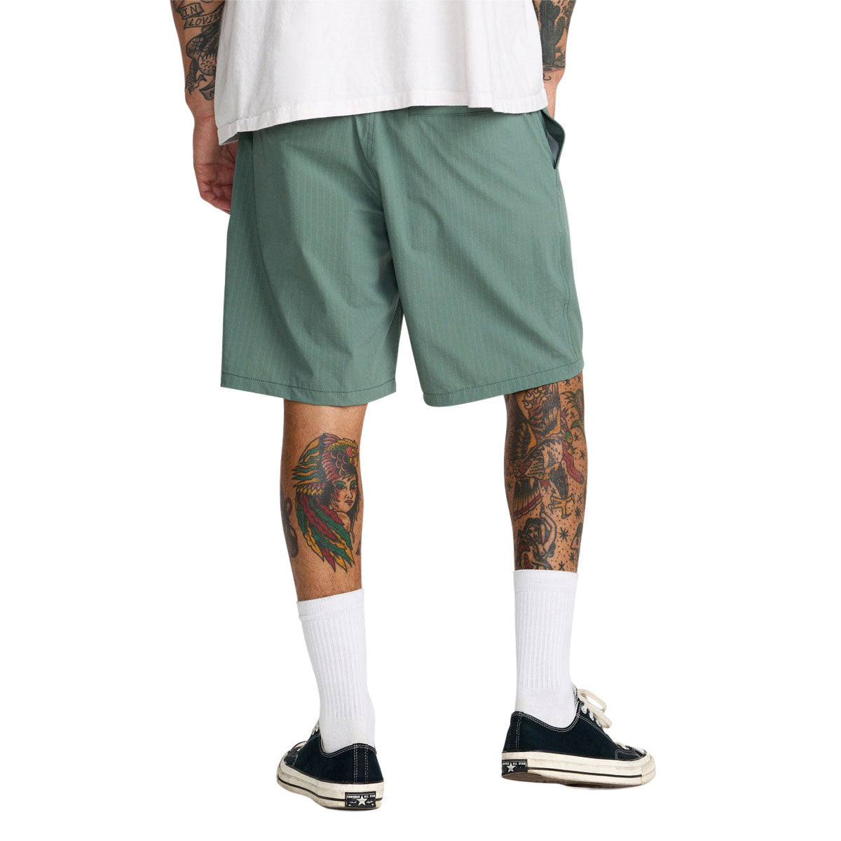 RVCA Vacancy Ghost Stripe 19 Shorts - Jade image 3