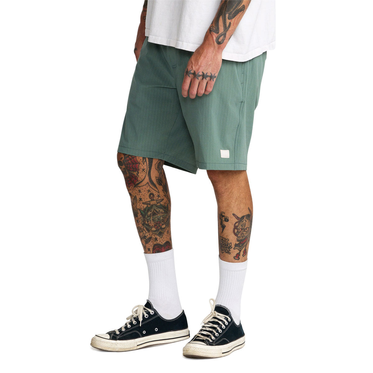 RVCA Vacancy Ghost Stripe 19 Shorts - Jade image 4