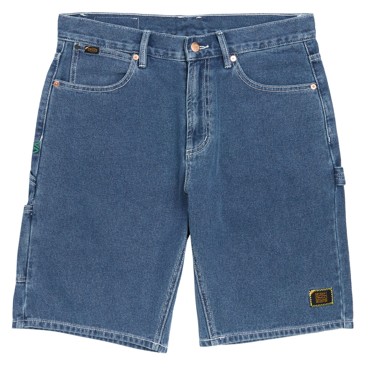 RVCA Dayshift Denim Shorts - Blue Collar image 2