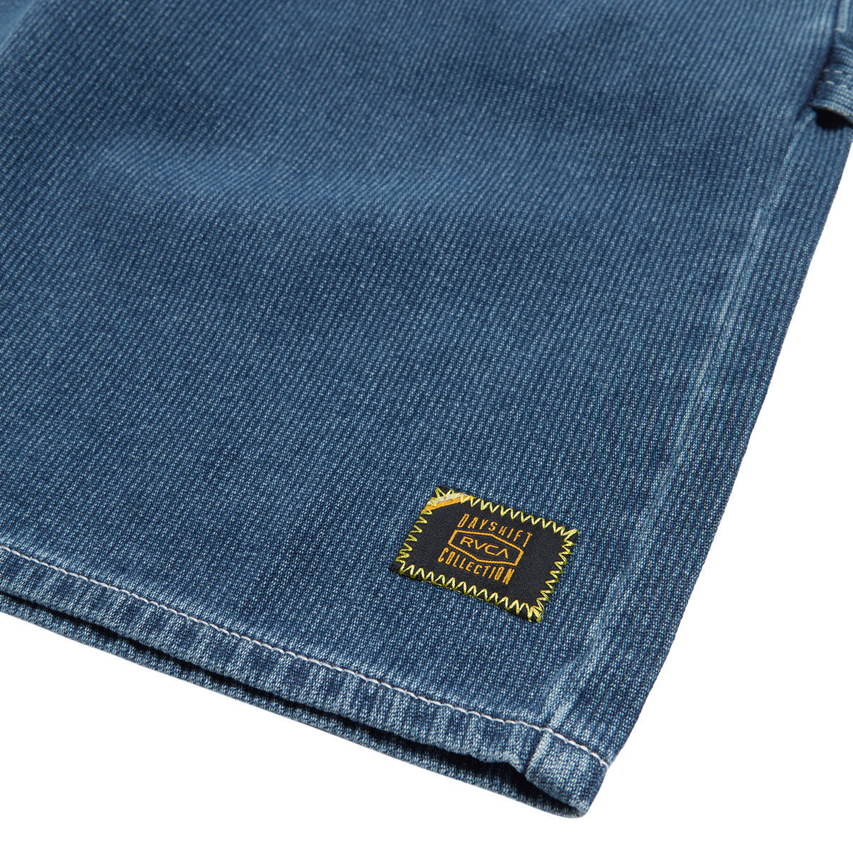 RVCA Dayshift Denim Shorts - Blue Collar image 5