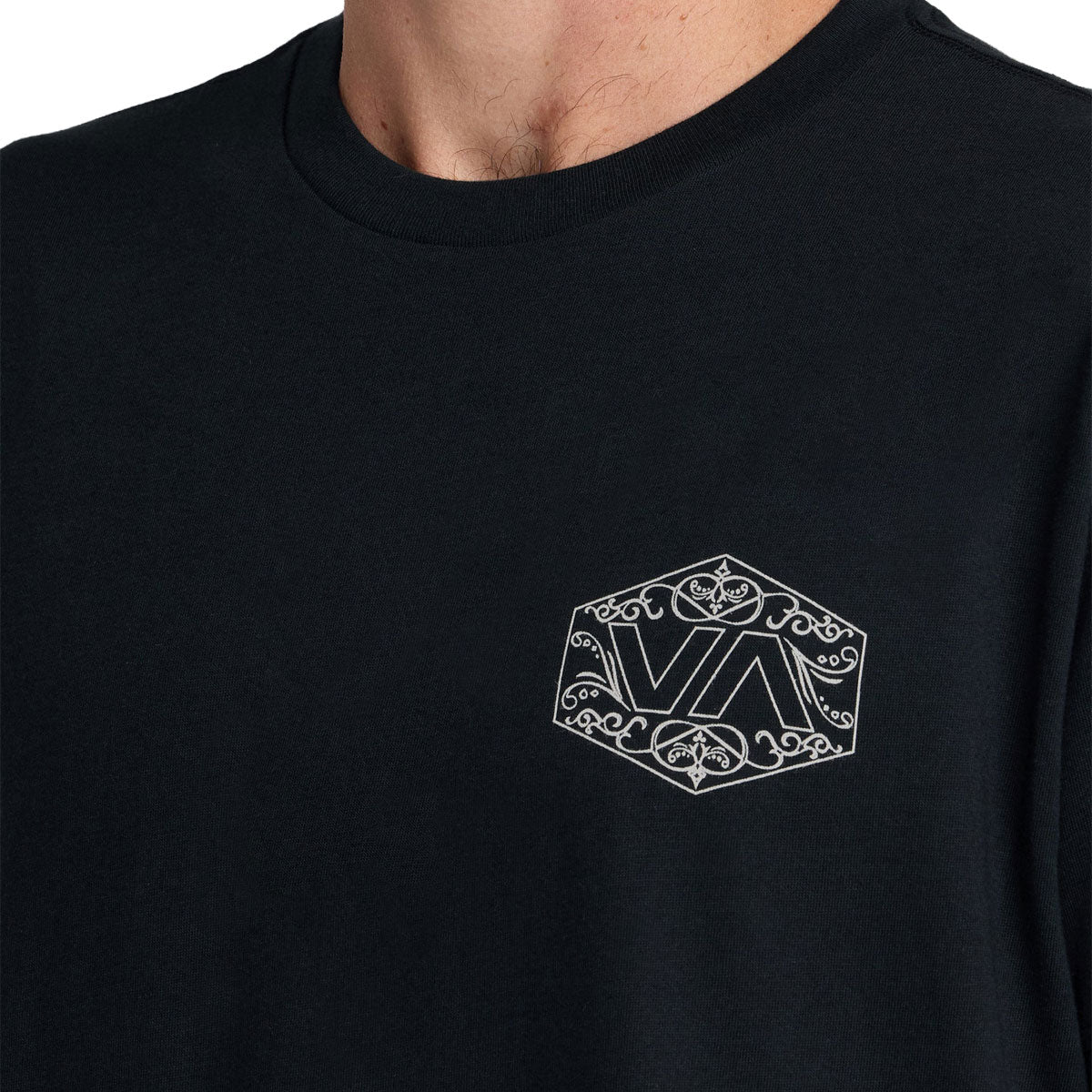 RVCA Hex Filigre T-Shirt - Black image 5