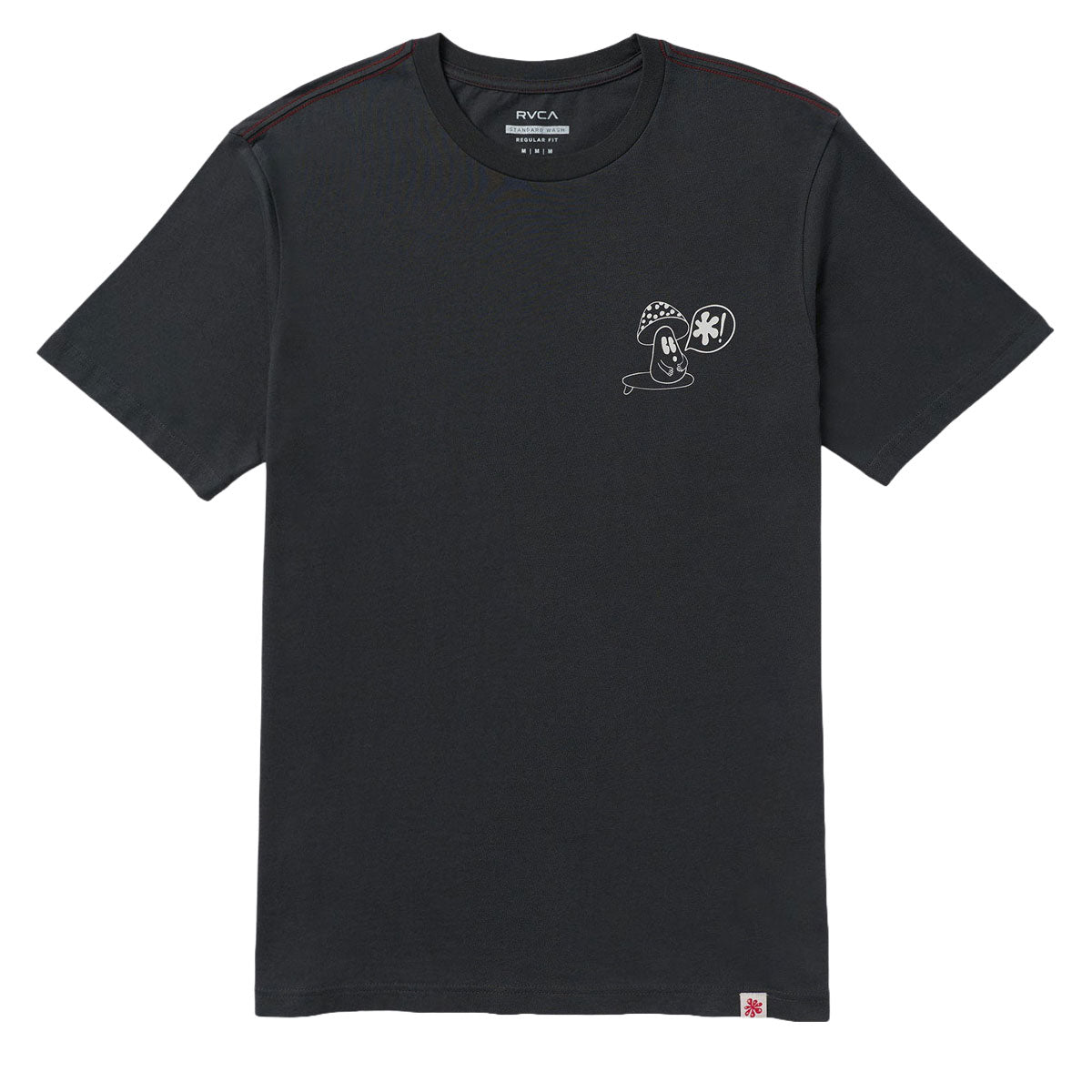 RVCA Bryce Bloom T-Shirt - Pirate Black image 1
