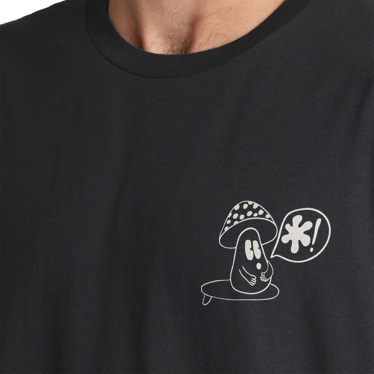 RVCA Bryce Bloom T-Shirt - Pirate Black image 5
