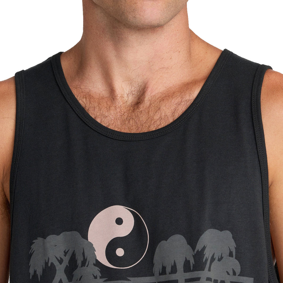 RVCA Balance Horizon Tank Top - Pirate Black image 4