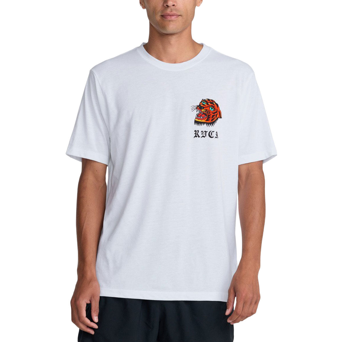 RVCA Kaleb Tiger T-Shirt - White image 3