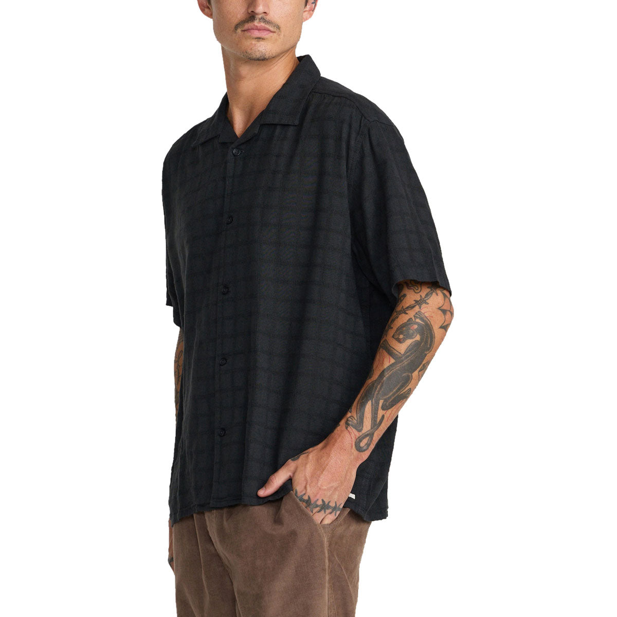 RVCA Vacancy Shirt - Pirate Black image 3