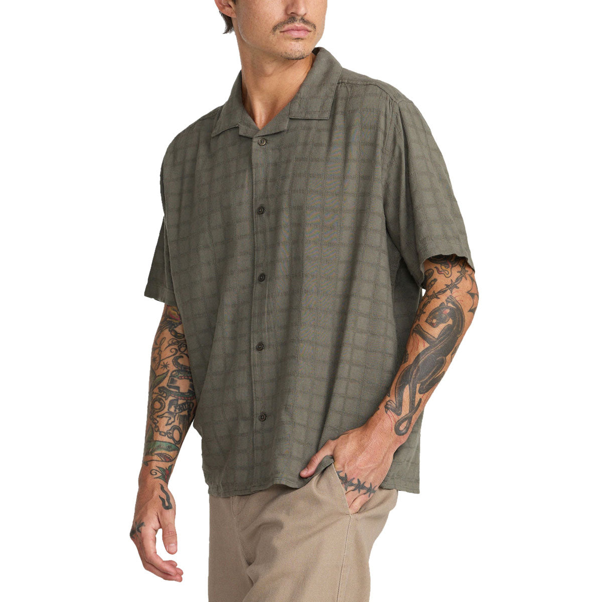 RVCA Vacancy Shirt - Sage Leaf image 3