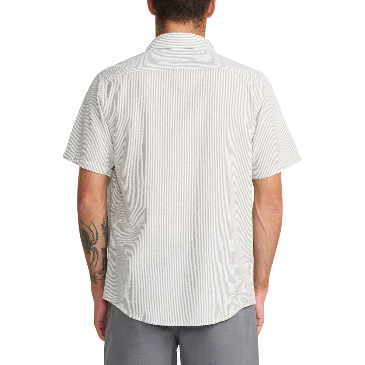 RVCA Thatll Do Seersucker Shirt - Monument image 2