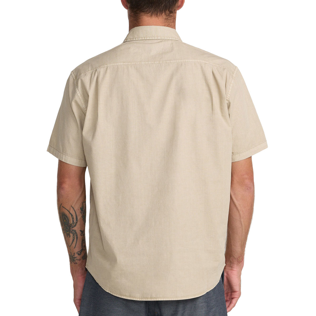 RVCA ANP Short Sleeve Shirt - Light Khaki image 2