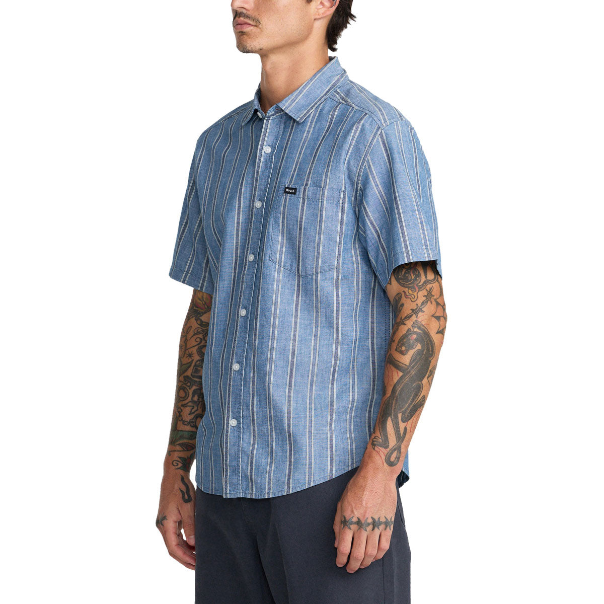 RVCA Denim Days Shirt - Indigo image 3