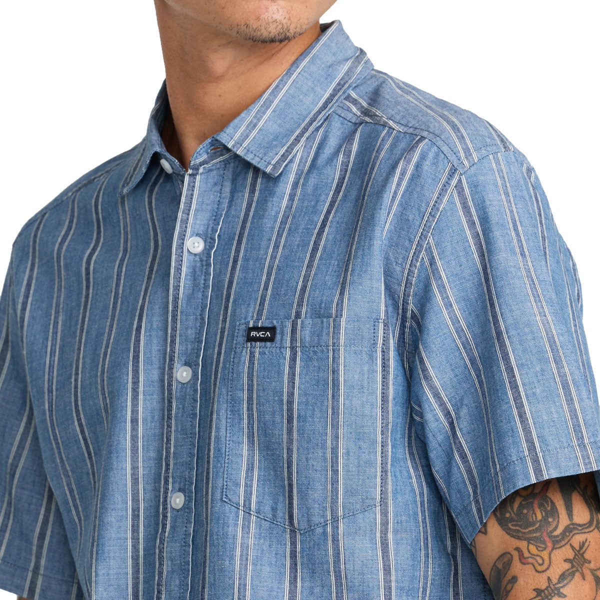RVCA Denim Days Shirt - Indigo image 4