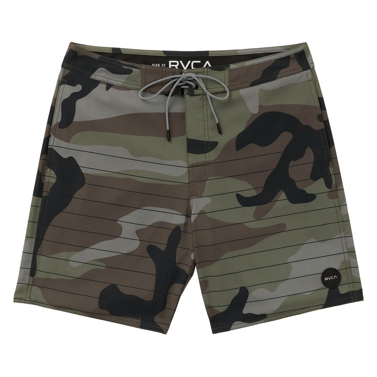 RVCA Steady Stripe Boardshorts - Camel image 1