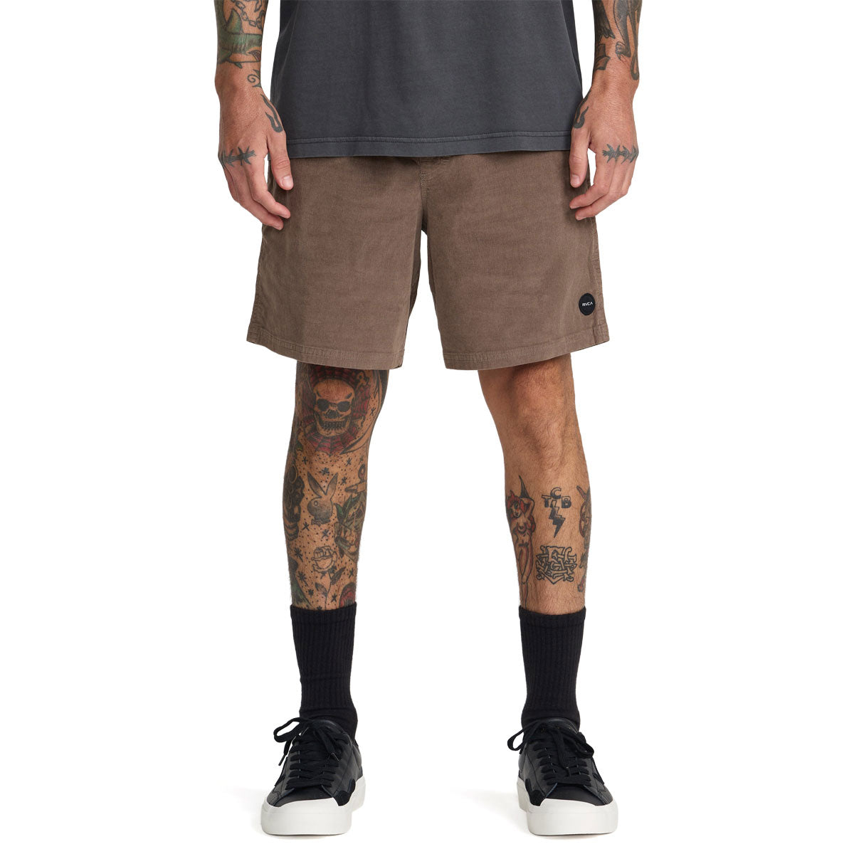 RVCA Escape Elastic Cord Shorts - Mushroom image 2