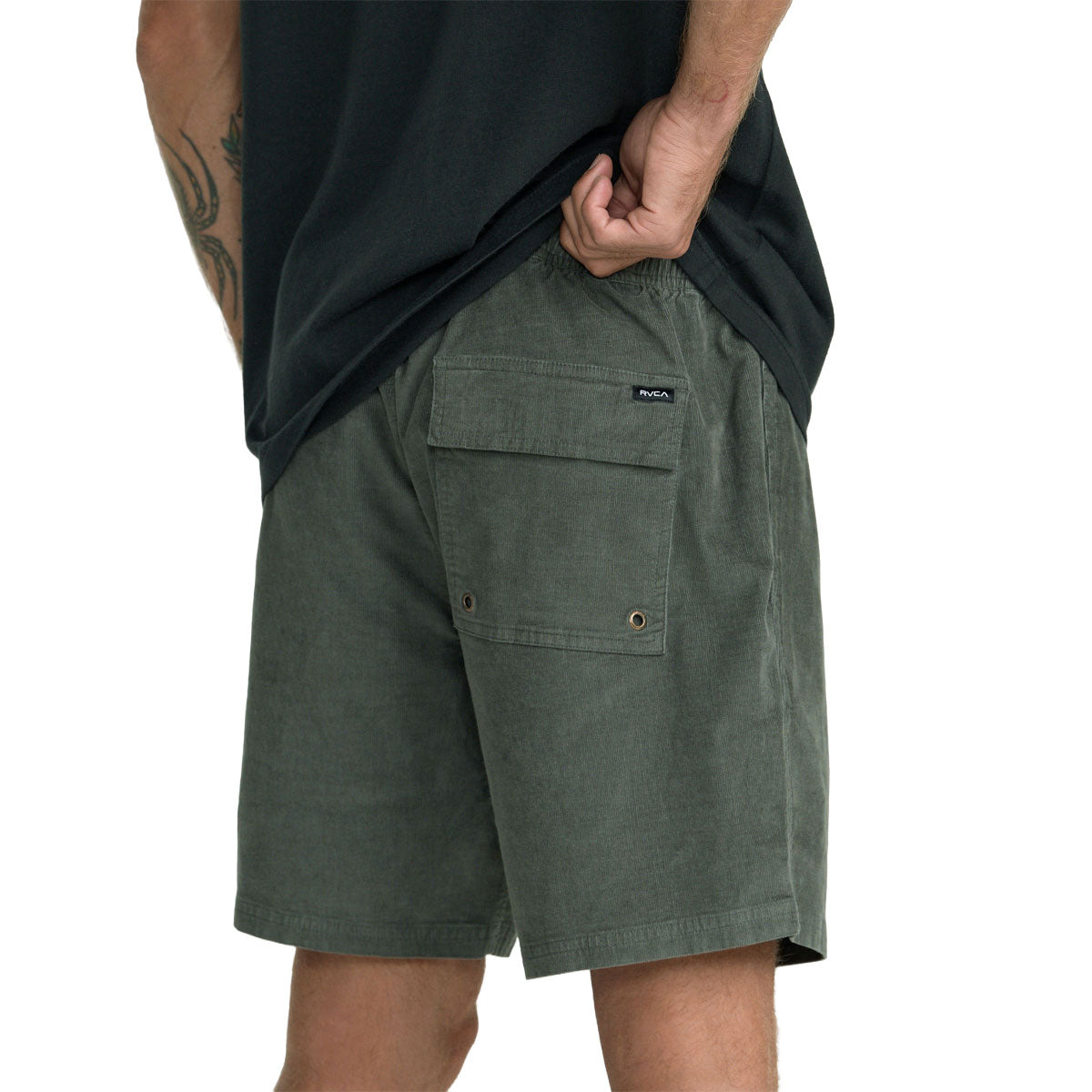 RVCA Escape Elastic Cord Shorts - Sage Leaf image 5
