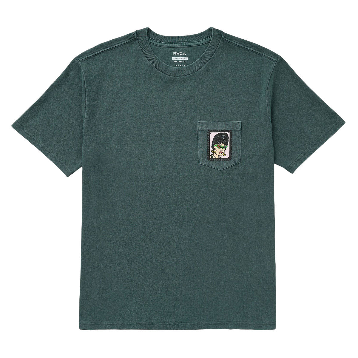 RVCA Barbra Bangles T-Shirt - Dusty Green image 1