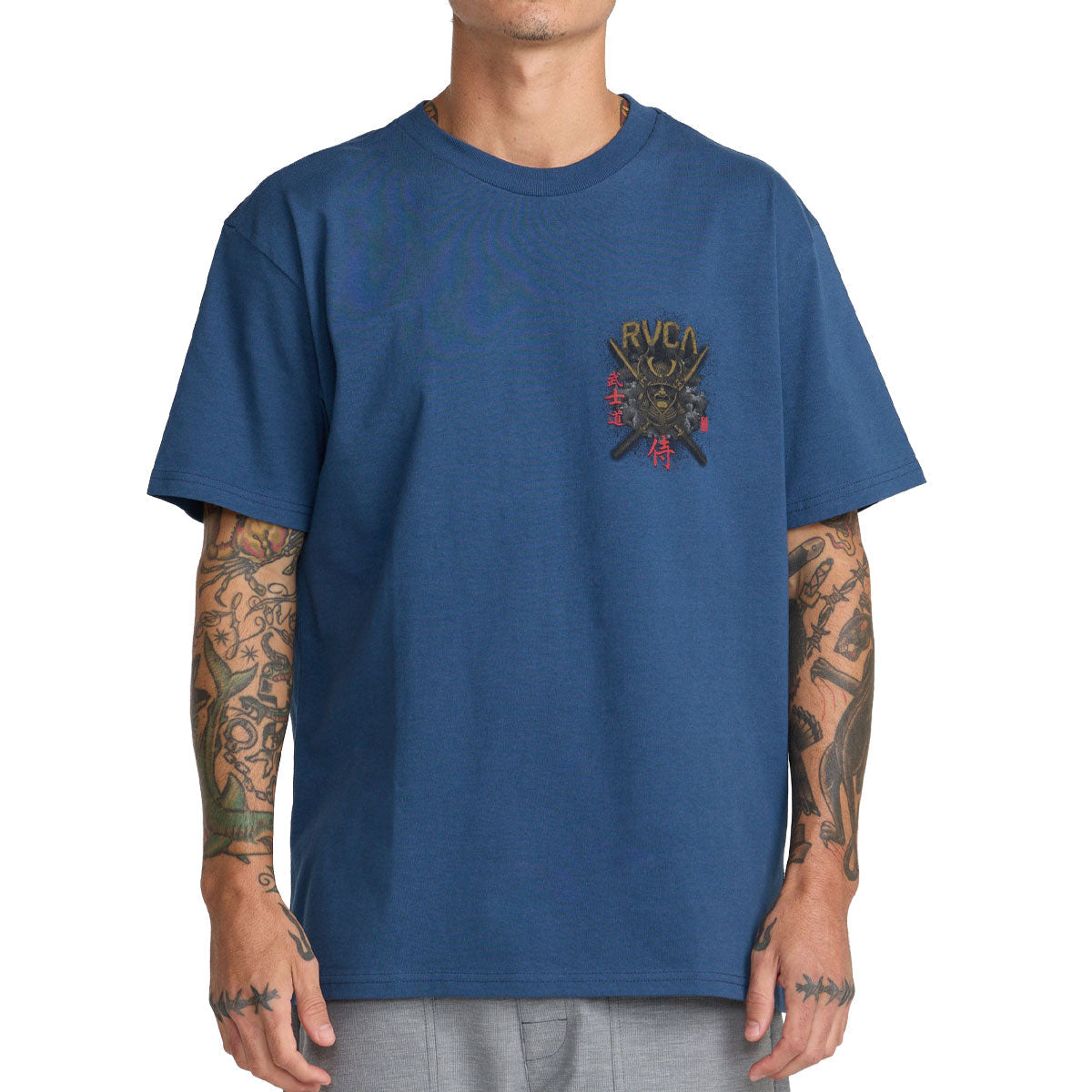 RVCA Bushido T-Shirt - Dark Denim image 3